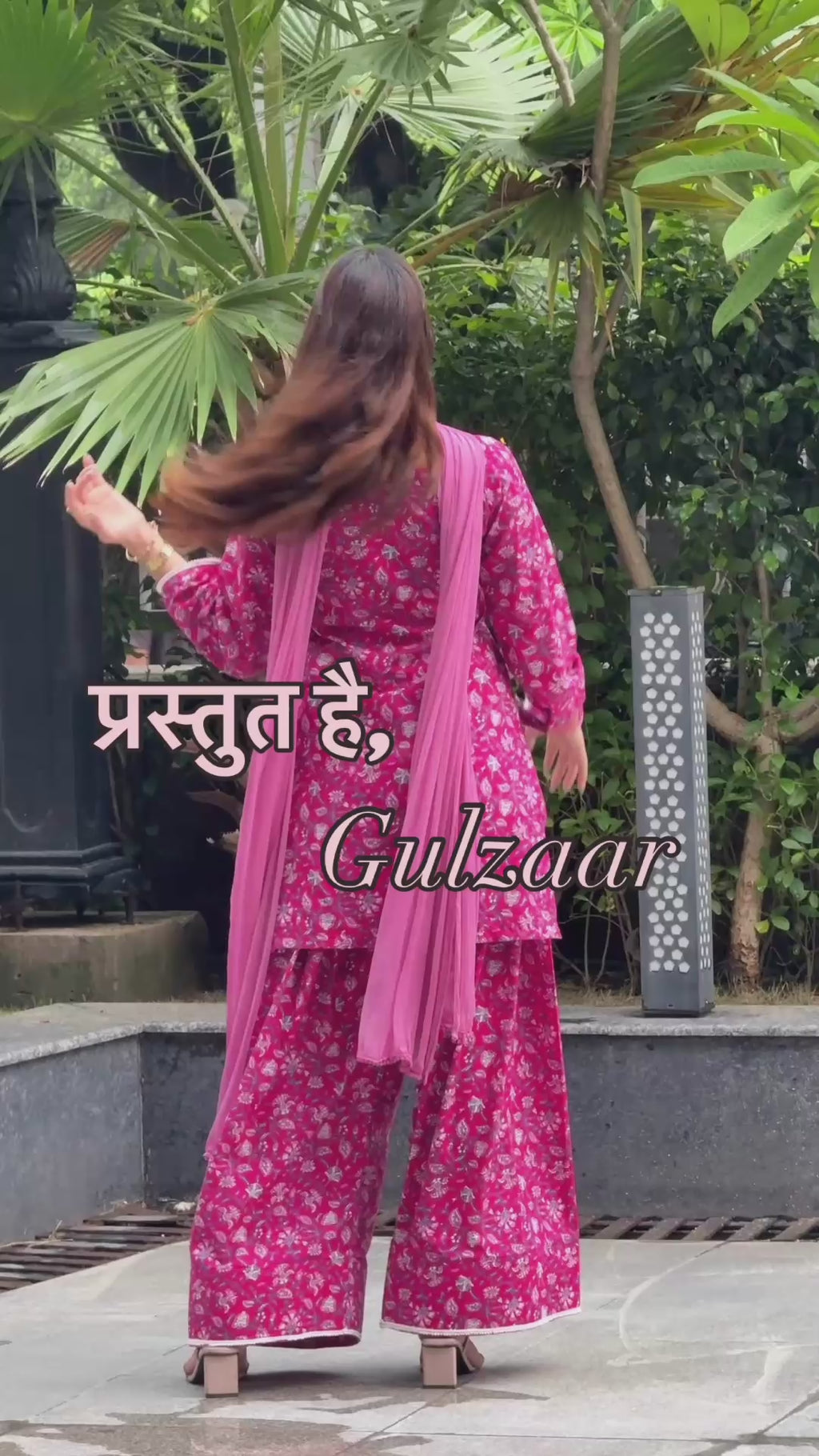 Gulzaar - Farshi suit set with Dupatta